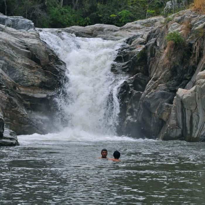 Balneario or natural swimming pool at Pasabien in Zacapa, Guatemala