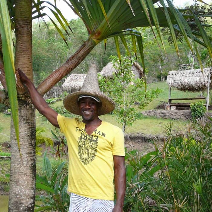 Gilbert Larose the host of a cultural and culinary tour in Martinique.