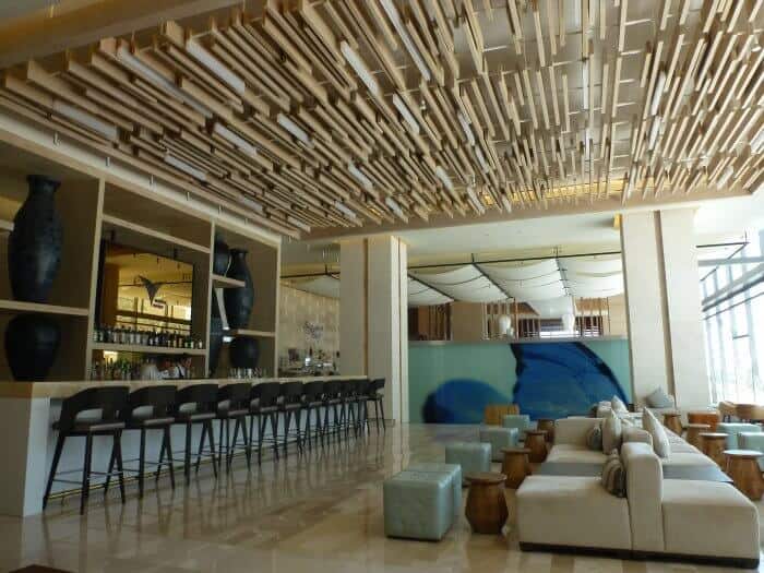 Lobby bar at Secrets The Vine Cancun