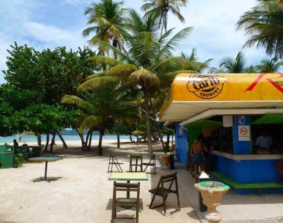 Bar at Pigeon Point in Tobago