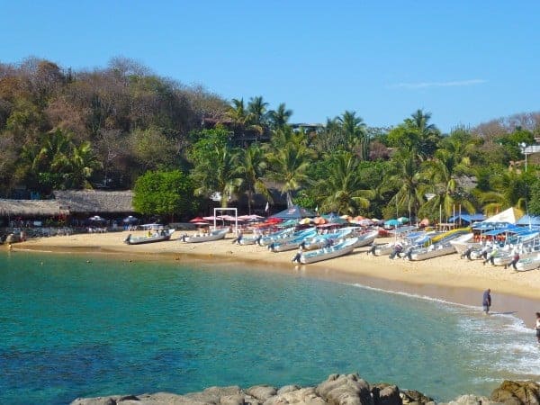Puerto Angelito is located beside Playa Manzanillo 