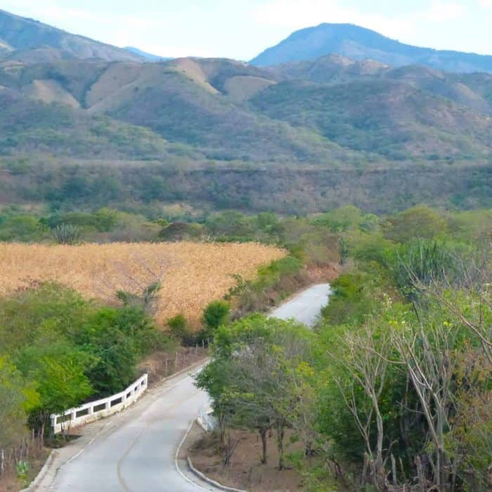 Picturesque valley near San Vicente, Zacapa, Guatemala