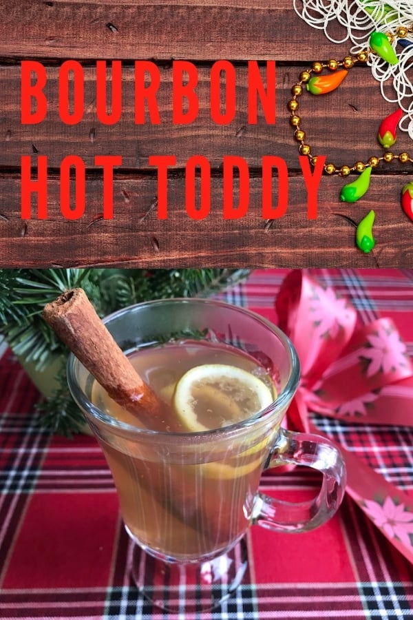 Warm up with this Bourbon Hot Toddy inspired by the classic American spirit of the Kentucky Bourbon Trail.  In addition to being an ideal warm-up drink when the weather is cold, a hot toddy is a popular folk remedy for colds and sore throats. #recipe #winter