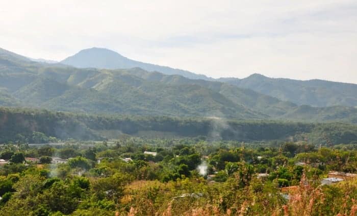 Tamale smoke around San Vicente, Guatemala 