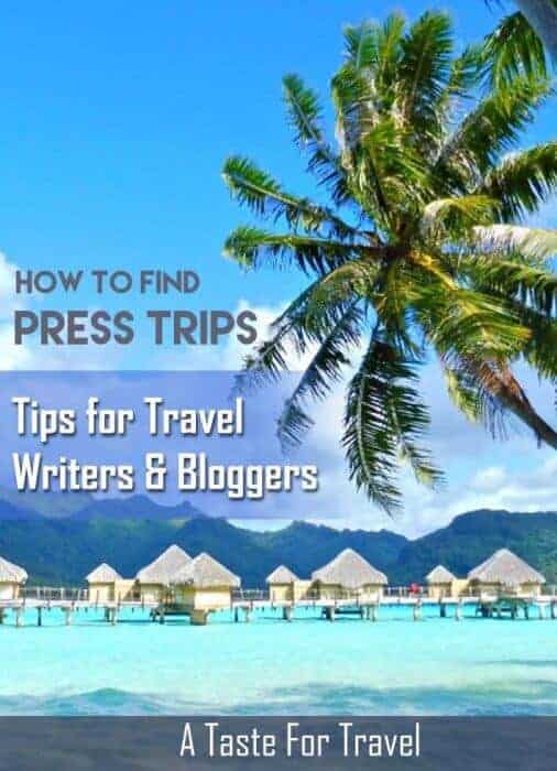 How to Find Press Trips - a free listing for travel writers and bloggers