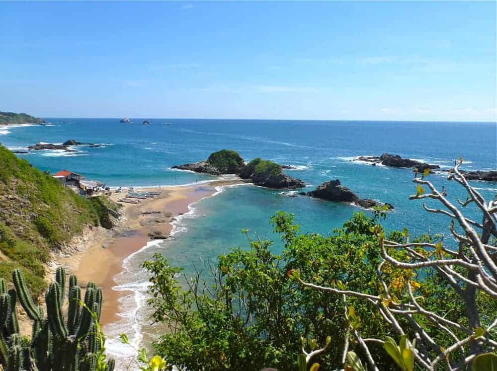 The Coast of Oaxaca in Mazunte, Mexico