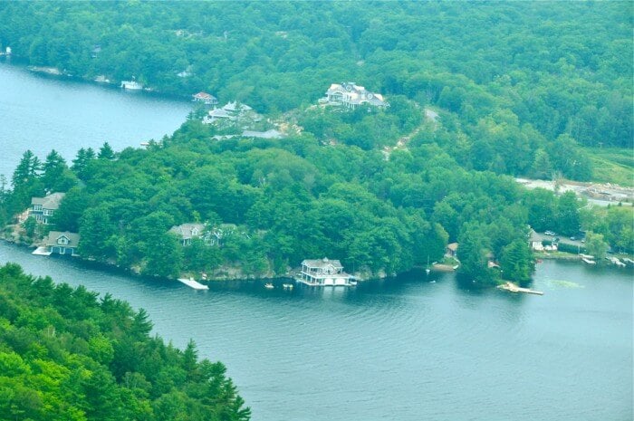 Aerial View of Muskoka Canada