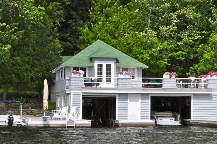 Boathouses in Muskoka, Ontario 