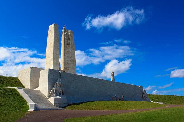 Vimy Ridge Memorial Credit Andy Hay Flickr 