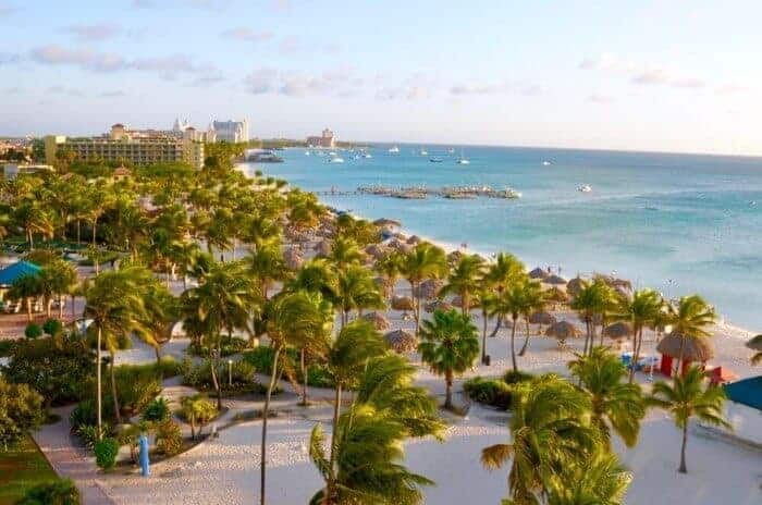 View from Aruba Marriott Resort and Stellaris Casino