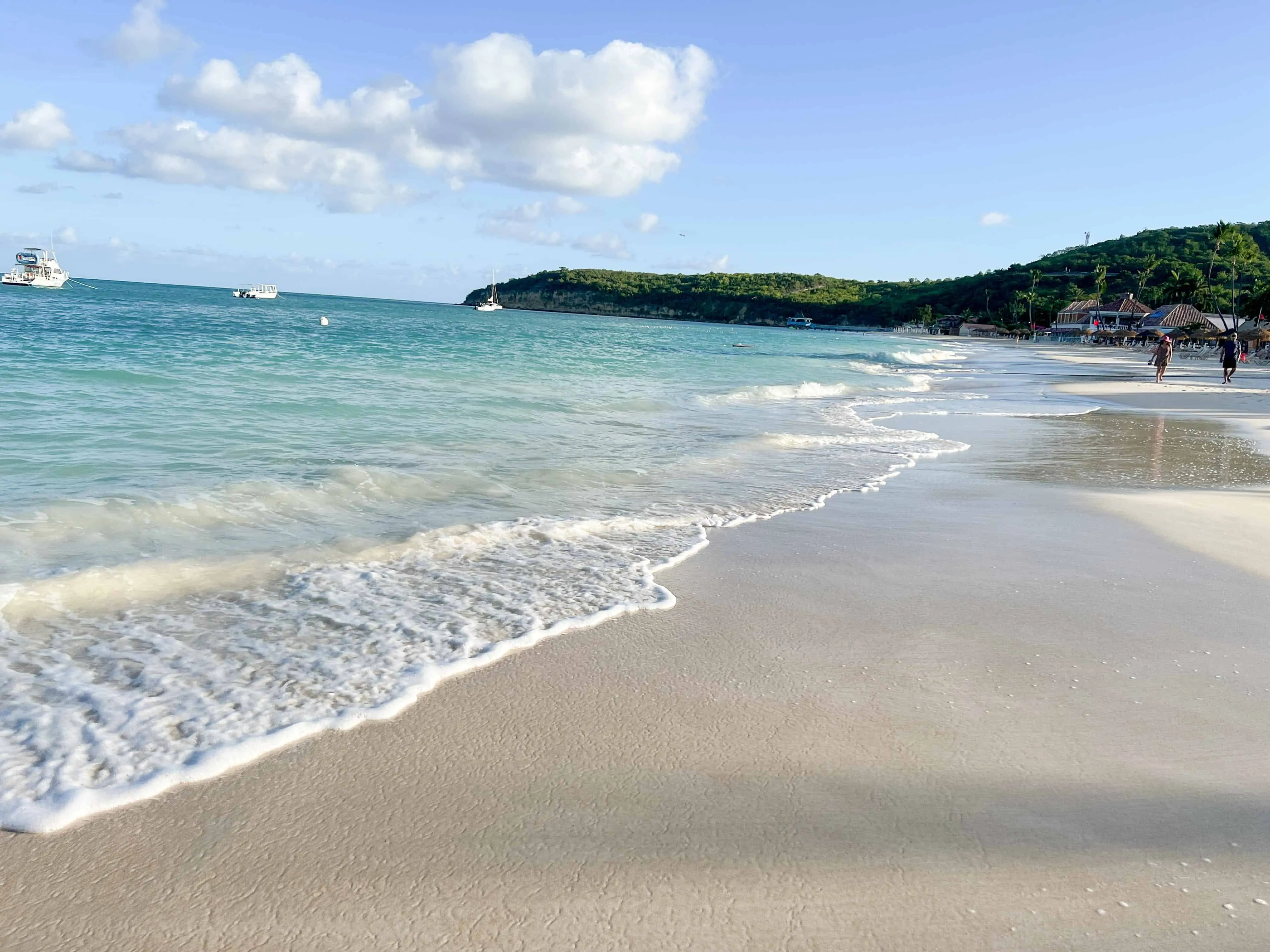 Beach at Sandals Grande Antigua.