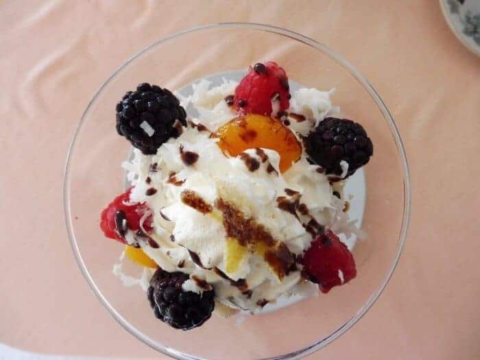 Eton Mess Dessert at Olveston House