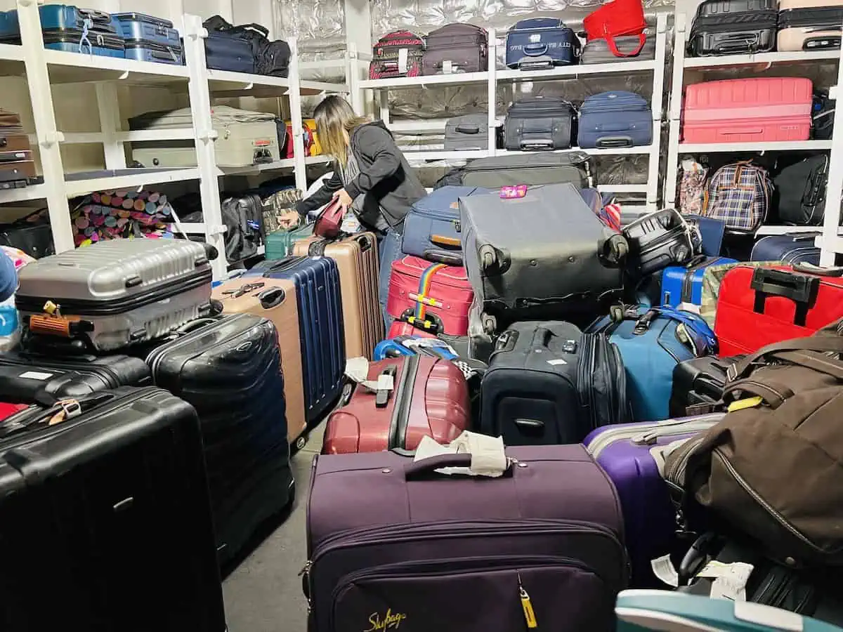 The 17 Biggest Mistakes to Avoid in Rome 56 Lost luggage in a storage area.