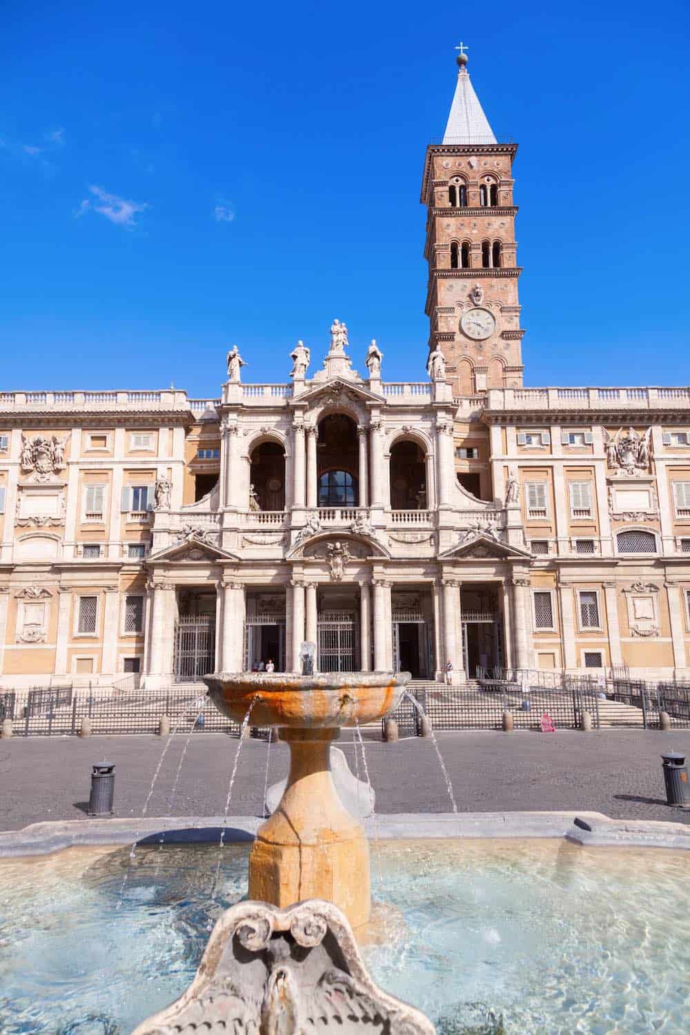 Santa Maria Maggiore with a fountain.