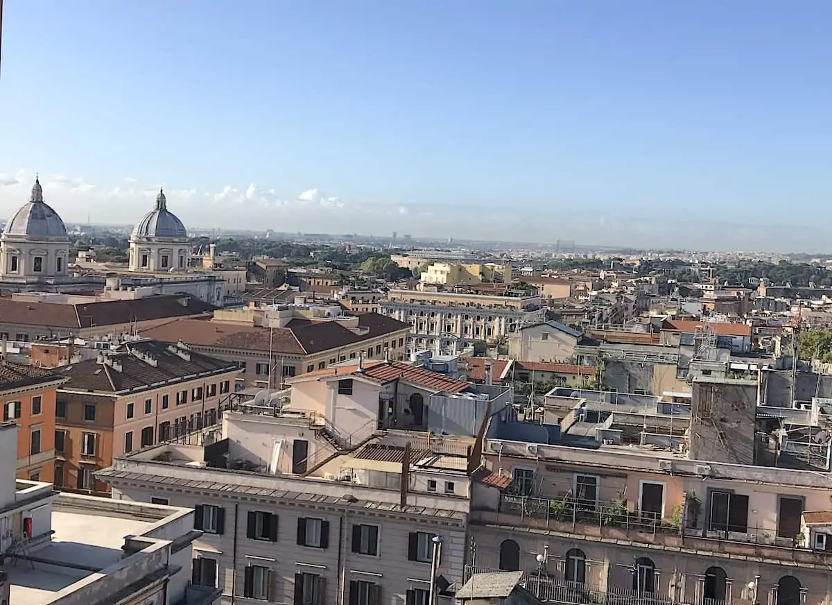 Skyline of the Termini neighbourhood of Rome.