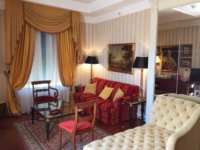 Suite at Bettoja Mediterraneo Hotel Rome