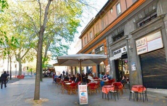 Street scene near Stazione Centrale Roma Termini