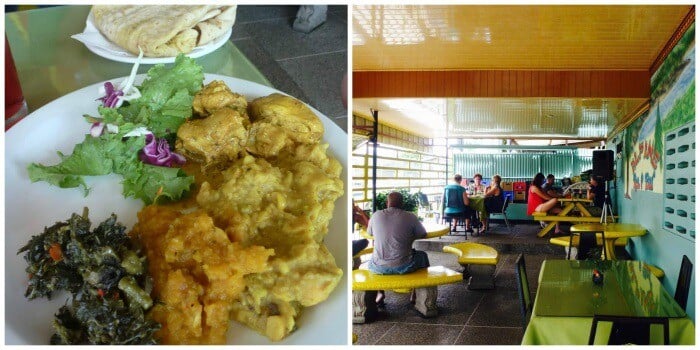 Curry stop at Alpine Roti in Trinidad