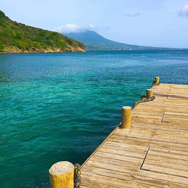 Dock on St. Ktts for transfer to Nevis