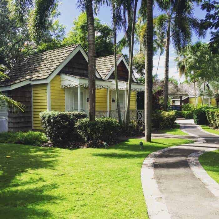 Spa cottages at Four Seasons Resort in Nevis.