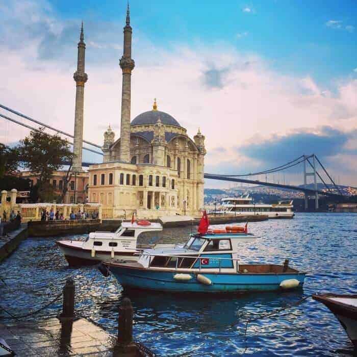 Ortakoy Mosque officially known as Büyük Mecidiye Camii