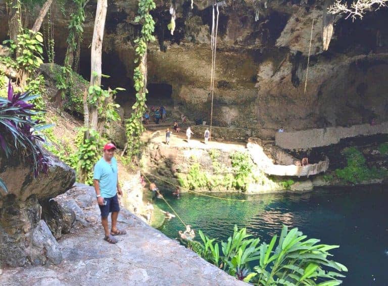 Cenote Zaci is a natural sinkhole in the heart of Valladolid