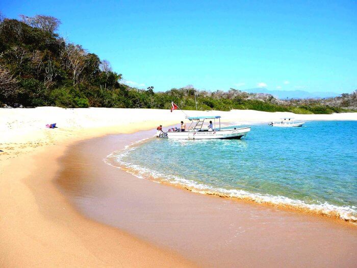 snorkeling in Huatulco at Chachacual Bay