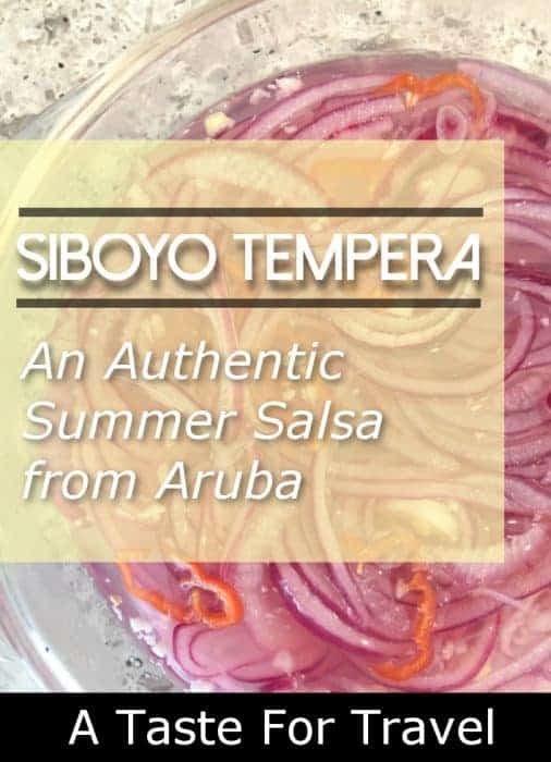 an authentic recipe for siboyo tempera from Aruba - ideal for topping chicken or seafood