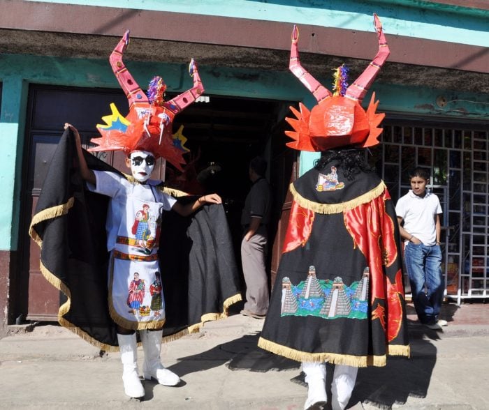 Conquistadores in Barcenas on Day of the Dead in Guatemala