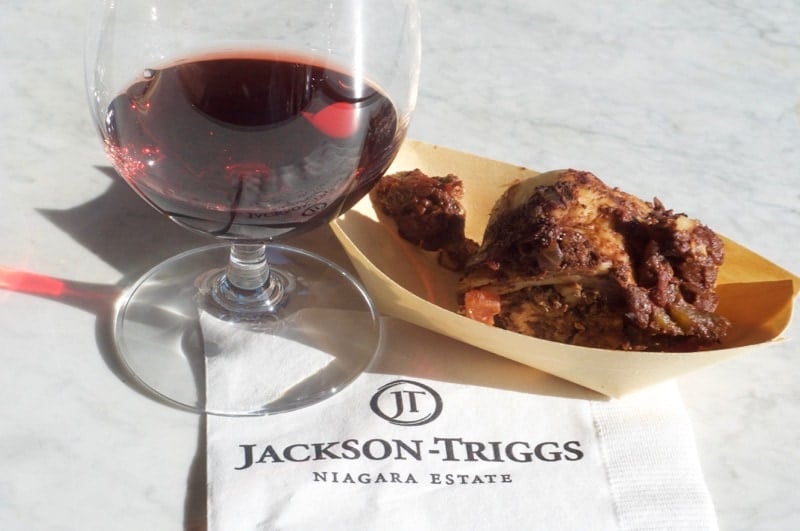 Jackson Triggs Ice Wine paired with chicken. 