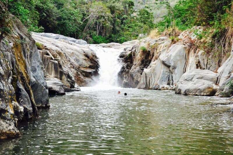 Waterfall at Pasabien Easter in Guatemala