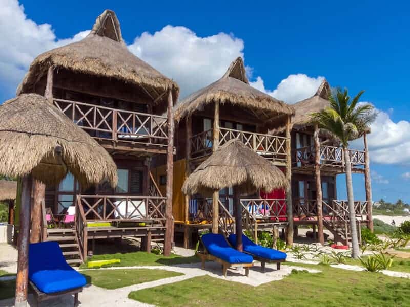 El Pez cabanas in Tulum, Mexico. Credit XYUandBEYOND