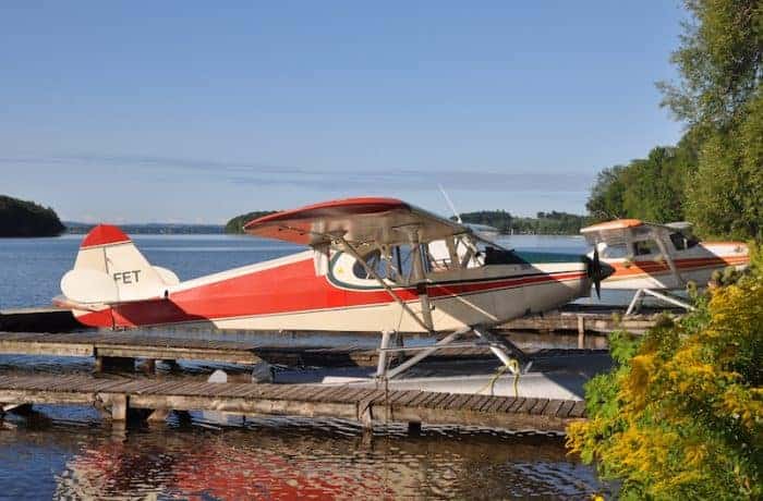 Explore Rice Lake by float plane at Elmhirst Resort in the Kawarthas