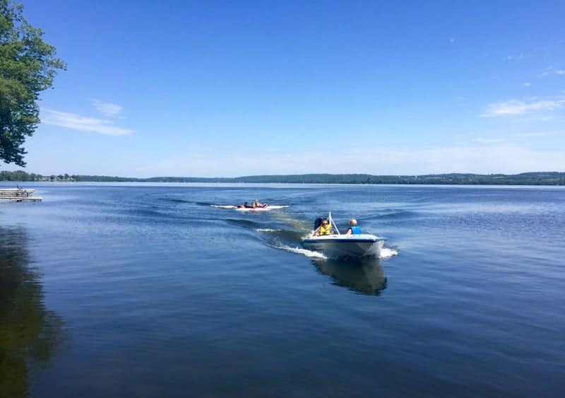 Go tubing at a Kawarthas Lakes Resort