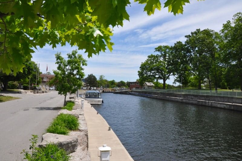 Trent Severn Waterway at Fenelon Falls in Kawartha Lakes