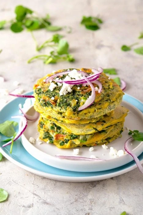 Watercress omelette - tortitas de berro con huevo