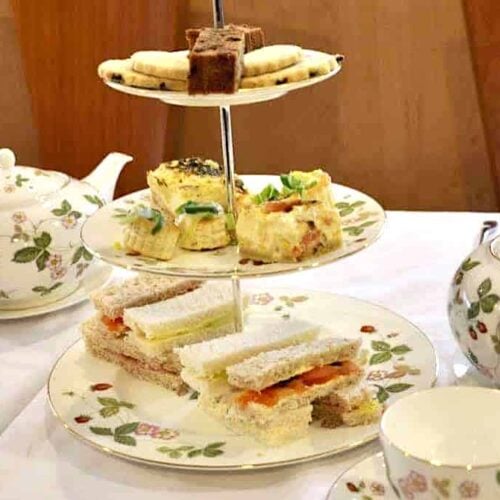 Afternoon tea at Wedgwood Museum.