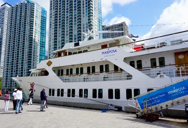 Captain Matthew Flinders ship was part of Mariposa Cruises.