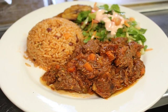 goat stew or stoba is a local food at Coco Plum in Aruba