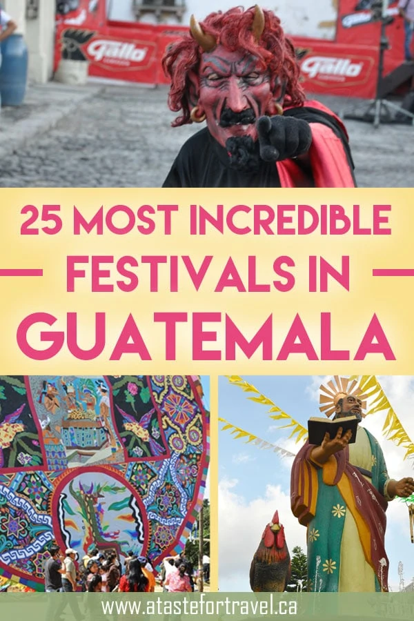 Don't miss these top Guatemala festivals and celebrations! They offer an immersion into the most unique, authentic and exciting traditions in #Guatemala