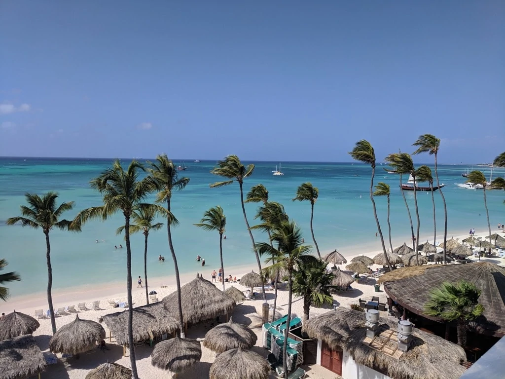 View from Holiday Inn Aruba Credit Sue Campbell