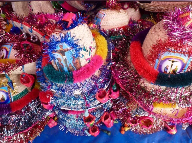 sombrero de esquipulas is a traditional hat worn by pilgrims to the Black Christ