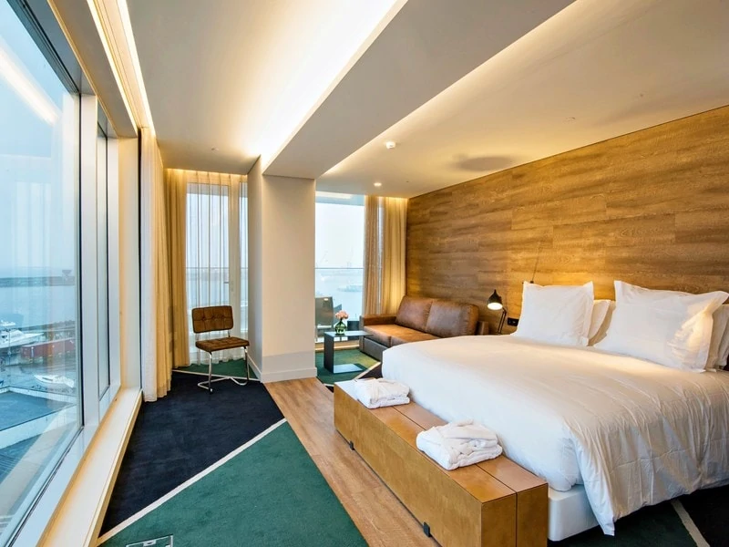 The modern room at the Azor Hotel in Ponta Delgada have ocean views Credit Azor Hotel