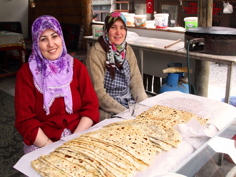 Gozleme is a must-try traditional Turkish food Credit Reflections Enroute