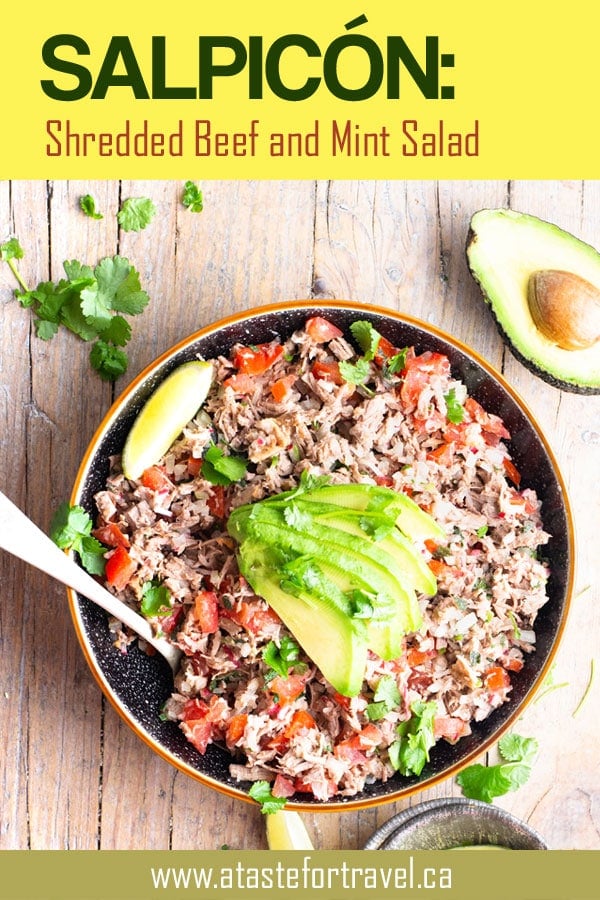 edited-salpicon-beef-mint-s-1 edited-salpicon-beef-mint-s-1 Salpicón de Res is a refreshing shredded beef and mint salad that's fashionable at some level of Guatemala, Mexico, Nicaragua and the rest of Latin The United States. It additionally makes a luscious occasion appetizer or game day food when topped on tostadas or tucked inside of tacos #beef #recipe Salpicón: shredded beef and mint sa edited salpicon beef mint s 1
