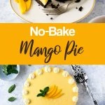 fruit pie on a plate Pinterest image