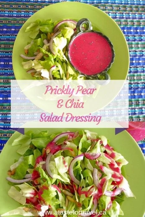 Pinterest Image of Prickly Pear Dressing