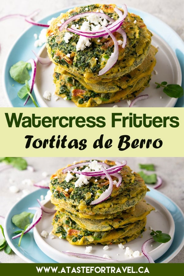 Tortitas de Berro - Guatemalan Watercress Fritter 