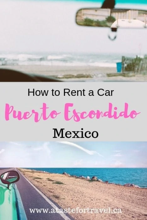 car rental in Puerto Escondido Mexico 