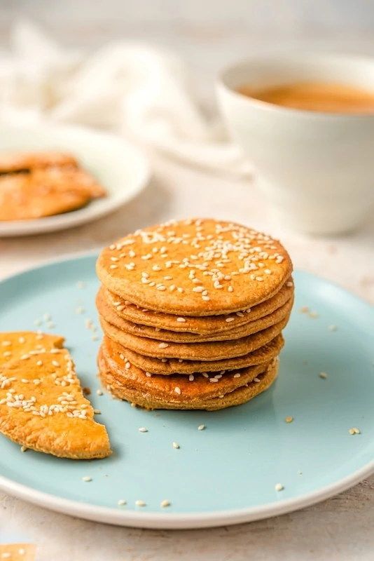 Champurradas - Guatemalan Sesame Seed Cookies 